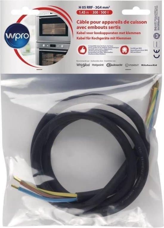 Tubo H05 RRF 3G4. + clips. 1,45m.