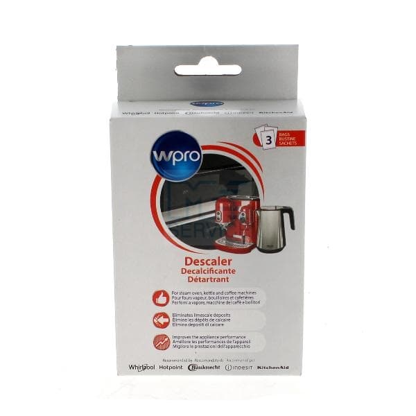 Descalcificador para hervidor, horno de vapor, cafetera