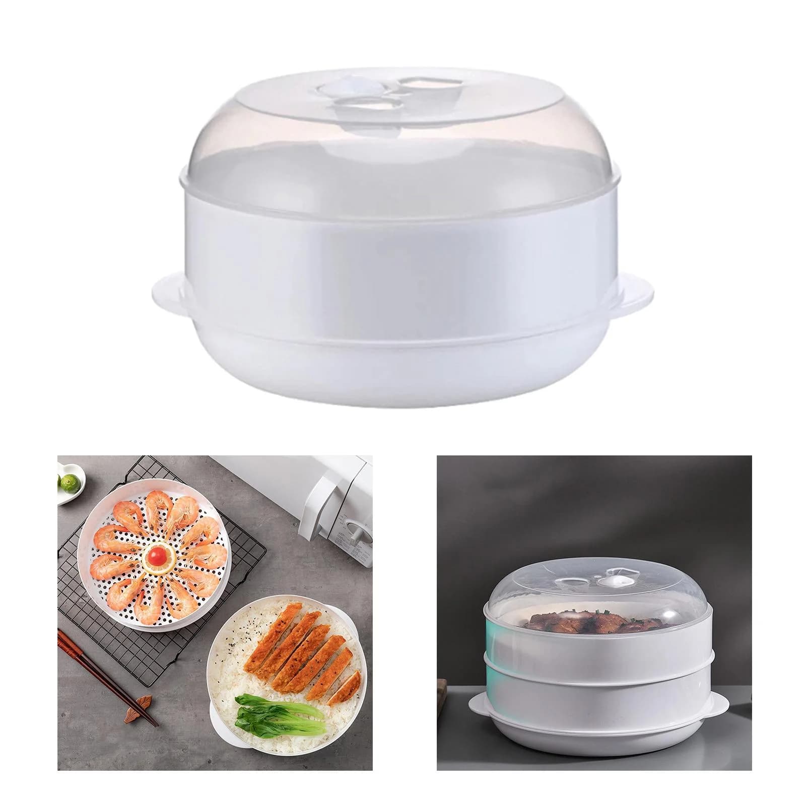 Vaporera redonda naranja MWO