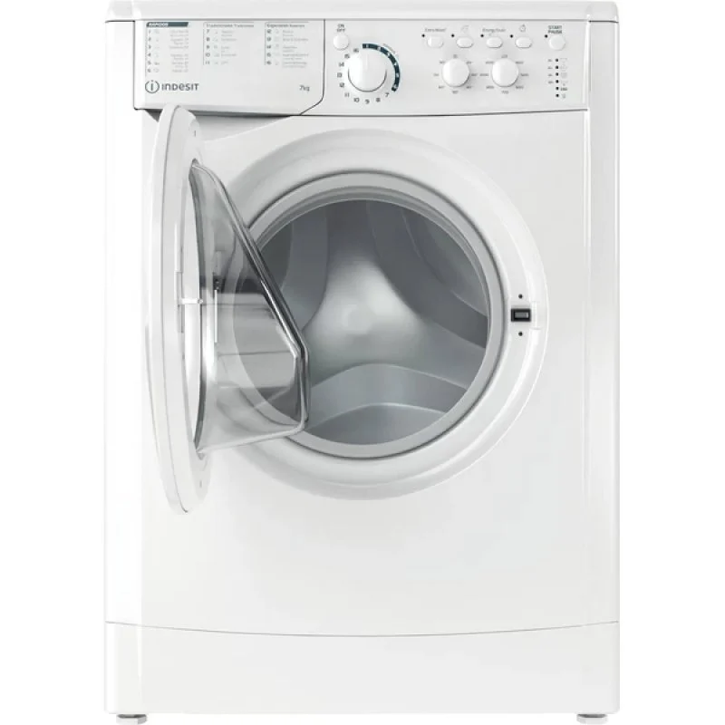 Lavadora de Carga Frontal de Libre Instalación Indesit 7kg 1200rpm
