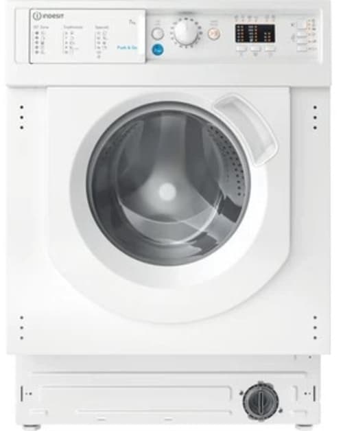 Lavadora de Carga Frontal Integrable Indesit 7kg 1200rpm