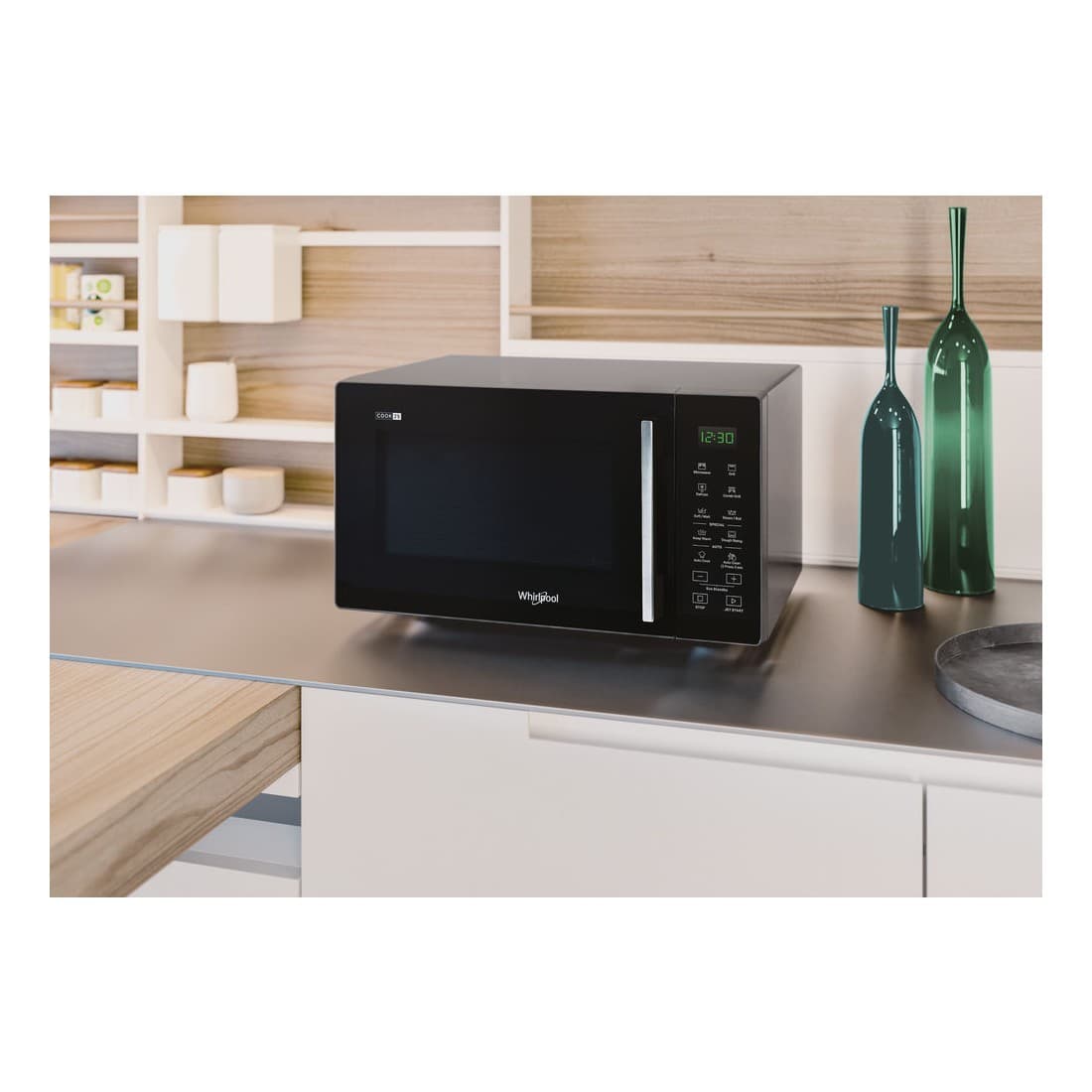 Microondas de libre instalación con Grill 25L Negro
