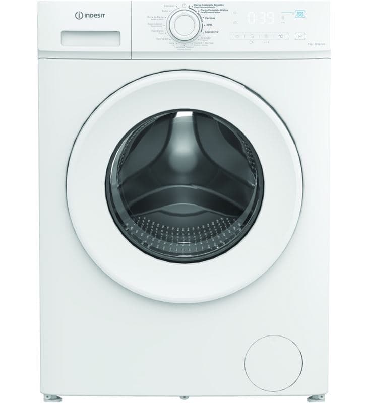 Lavadora de Carga Frontal de Libre Instalación Indesit 7kg 1200rpm Inverter My Time