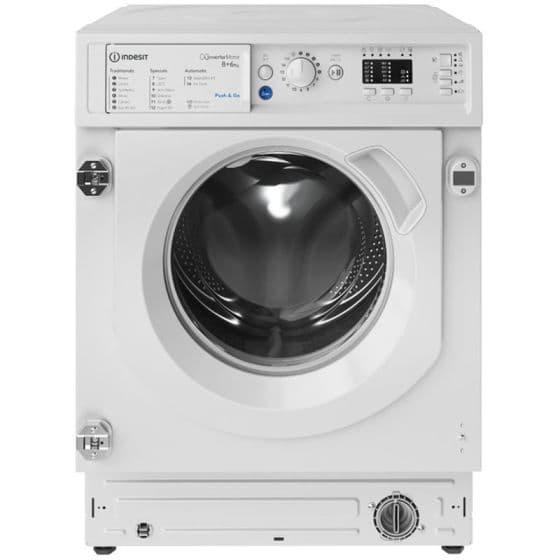 Lavasecadora Integrable Indesit 8kg/6kg 1400rpm Inverter